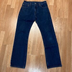 Levi's 517s  Dark Blue Straight Leg Jeans as seen on Love Story